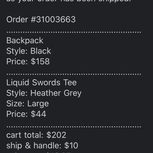 Supreme Liquid Swords Tee